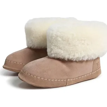 Dámské pantofle Kaiser Naturfellprodukte Hellbraun 824031 42