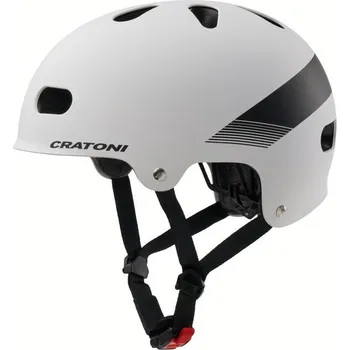 Sportovní chránič Cratoni přilba C-Mate JR. (White/Black Matt)