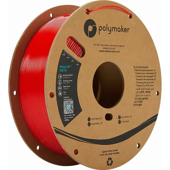 Příslušenství k 3D tiskárně Polymaker PolyLite PETG Red