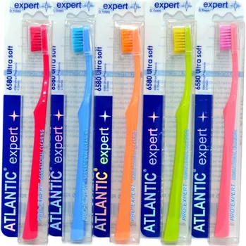 Zubní kartáček Atlantic Expert 6580 Ultra Soft mix barev 1 ks