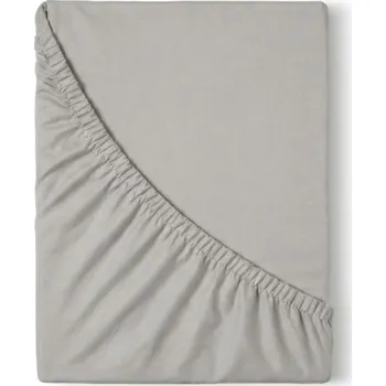 Prostěradlo Kvalitex Saténové prostěradlo s gumou světle šedé 140x200cm