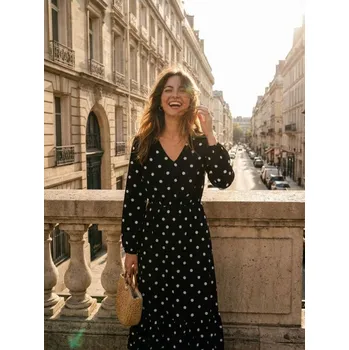 Oblečení a móda Sinsay - Puntíkované šaty - vícebarevná - 682AG-MLC - 682AG-MLC-XXS-1