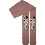 Aura.Via GHN6786 Dívčí punčocháče kočka