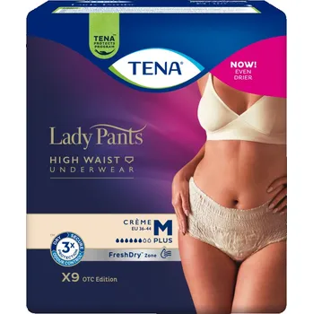 Inkontinenční kalhotky TENA Lady Pants Plus Cream 9 ks M