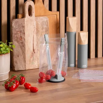 Sáček na potraviny Stojan na zipové sáčky nastavitelný ALTOM DESIGN 27 cm šalvějový