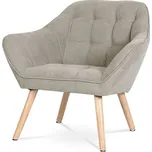 Vikio Křeslo potah šedobéžová látka AKR127ST