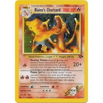 Sběratelská karetní hra Blaine´s Charizard 002/132 - Gym Challenge