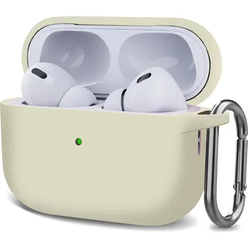 Příslušenství pro sluchátka Enem Jednobarevný obal na Airpods PRO 3 - Antique White IRAIRP3-18