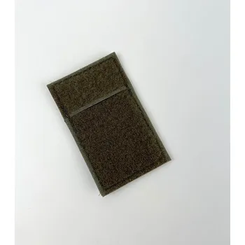 turistický batoh JUBÖ Velcro se skrytou kapsou Secret Vlajka 8x5 cm (háčky) - zelená