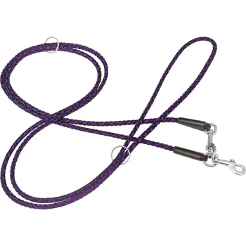 Vodítko pro psa BAFPET Lanová přepínací vodítka SPIRÁLA 6mm x 240cm Barva: Fialová, Rozměr: 6mm x 240cm 15306A