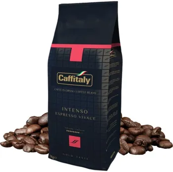 Káva Zrnková káva Caffitaly Ecaffé Intenso 1kg 70% Arabica 30% Robusta