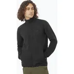 Pánská trekingová mikina Salomon Lightwarm Full Zip deep black