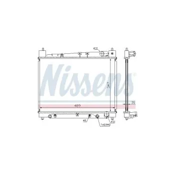 Chladič motoru Chladič motoru NISSENS 64799A