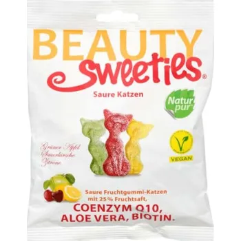 Cukrovinka Beauty Sweeties Ovocné želé kyselé kočičky 125 g