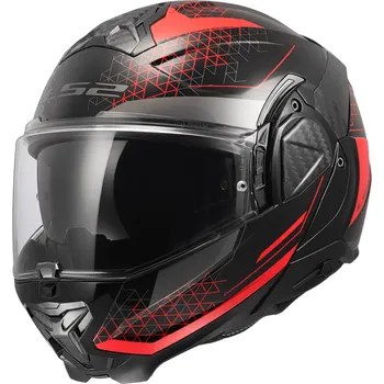 Motodoplněk Překlápěcí helma na motorku LS2 FF910 Advant II Astral červená XL