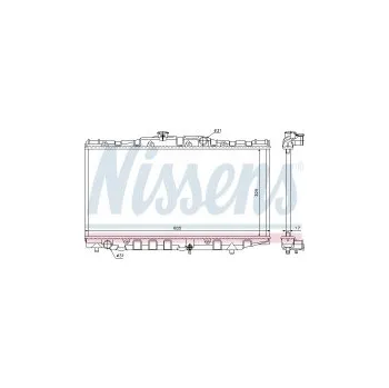 Motor automobilu Chladič motoru NISSENS 64851