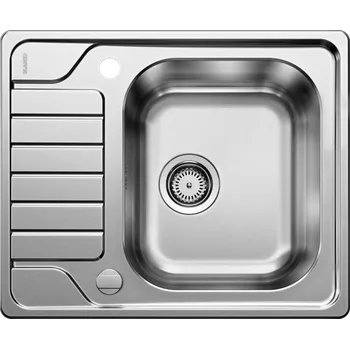 Odpadkový koš Dřez Blanco DINAS 45 S Mini nabízí nádech nadčasové elegance pro menší kuchyně. Jeho harmonický design se vyznačuje překvapivě prostornou mísou pro každodenní práce, zatímco kompaktní odkapávací plocha šetří cenné místo na kuchyňské lince. Tento dřez je o