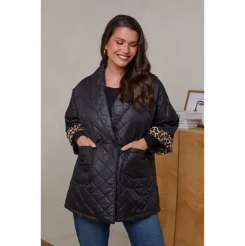 Dámská vesta Bunda Curvy Lady Schwarz 1823298 40/42