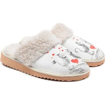 Dámské pantofle Goby Weiß/ Bunt 9504480 38