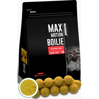 Boilies Haldorádó Boilies Max Motion Long Life Champion Corn Hmotnost: 800g, Průměr: 20mm
