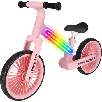 Odrážedlo Odrážedlo Trike Fix Glow cross-country LED růžové