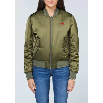 Dámská vesta Bunda Polo Sylt Khaki/ Pink 658120 XL