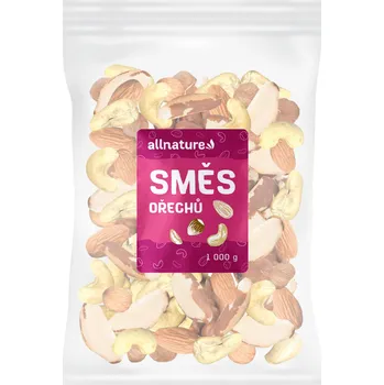 Sušená potravina Allnature Směs ořechů 1 kg