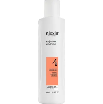 Nioxin System 4 Scalp + Hair Conditioner Progressed Thinning - Kondicionér pro barvené, pokročile řídnoucí vlasy 300 ml