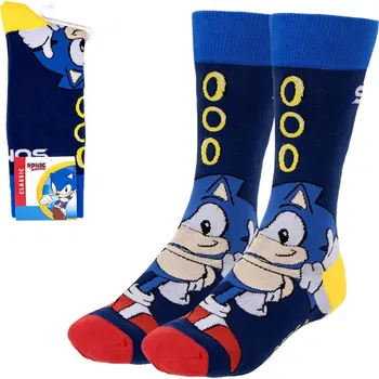 Boxerky Cerda Pánské ponožky SONIC prsteny modré 35/41