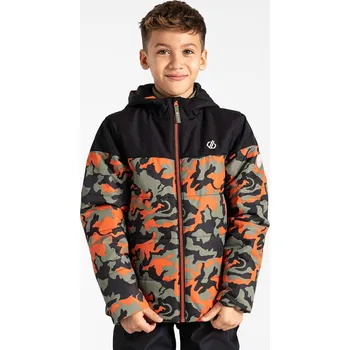 Dívčí bunda Dare 2b Khaki/ Rot/ Schwarz 7659951 140