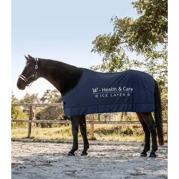 Deka pro koně Chladící deka Waldhausen W-health & care Ice Layer Tmavě modrá 165 cm