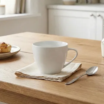 Porcelánový šálek MARIAPAULA MODERNA 350 ml bílý