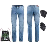 W-Tec Pánské moto jeansy W-TEC Shiquet Barva tmavě modrá, Velikost 4XL