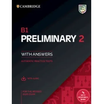Anglický jazyk Cambridge B1 Preliminary 2 Student's Book with Answers with Audio with Resource Bank