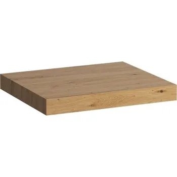 Laufen Lani Umyvadlová deska 60 cm, bez výřezu, vč. 2 nástěnných držáků, divoký dub H4046401122671