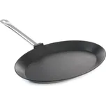 Oválná pánev na ryby Titanium Professional, HENDI, 400x275x(H)35mm (Hliníková pánev s titanovým povrchem, délka 400mm, šříka 275 mm)