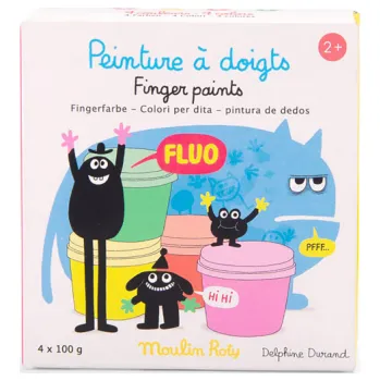 Bicí nástroj Fosforeskující prstové barvy Les Schmouks