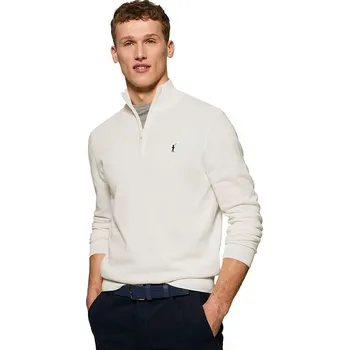 Pánský svetr Svetr Polo Club Creme 994464 M