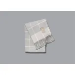 Pléd Stylish Cashmere 140 x 200 cm Šedo-bílá