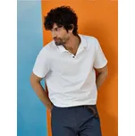 Sinsay - Bavlněné polo tričko - bílá - 365HZ-00X - 365HZ-00X-M
