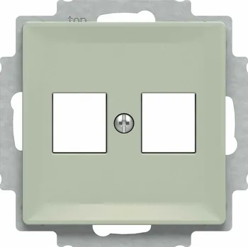 vypínač ABB ZONI® 5014T-A02018 243 Kryt zásuvky komunikační OLIVOVÁ plochý