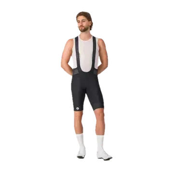 cyklistické kraťasy Castelli pánské cyklistické kraťasy s laclem Endurance 4, černé - XXL