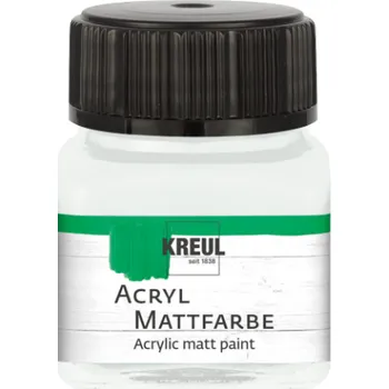 Vodová barva Akrylová barva Kreul Matt – 02 Pastel White