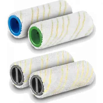 Sada válečků pro čističe podlah Kärcher EWM2/FC4/FC5/FC7/FC8 žluté 4 ks