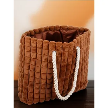 Úložný box Sinsay - Prošívaný úložný koš s uchy - béžová - 014GO-80X - 014GO-80X-ONE