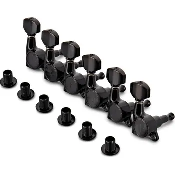 Strunný nástroj Gotoh SG381 07 6L Black Ladící mechanika pro kytaru (Jako nové)