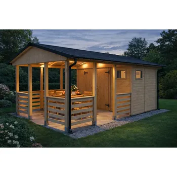 Zahradní altán Zahradní altán Herold A3355 BX (6,3 + 9,6 m2)