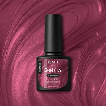 Lak na nehty ENII NAILS Gel lak Ceramic 283 Brazen - gelový lak bez HEMA, 10 ml