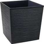 Obal na květník JUKA PROUTÍ plastový 40x40x41cm, antracit