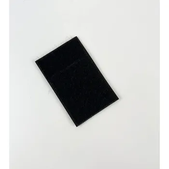 turistický batoh JUBÖ Velcro se skrytou kapsou Secret Vlajka 8x5 cm (háčky) - černá